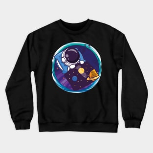 Sleeping Astronaut Crewneck Sweatshirt